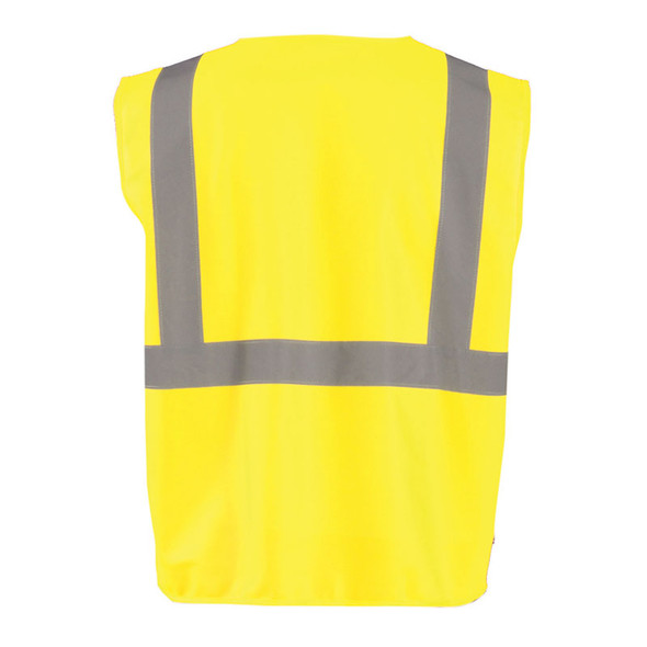 Occunomix Class 2 Hi Vis Economy Safety Vest ECO-IS Yellow Back